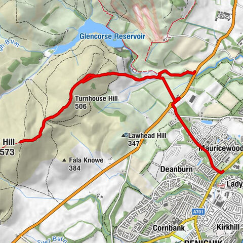 Midlothian - Turnhouse Hill - Carnethy Hill - Penicuik