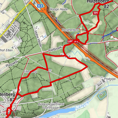 Blick in das Rheintal - Eltenberg - Hulzenberg - Pannekoekhuys