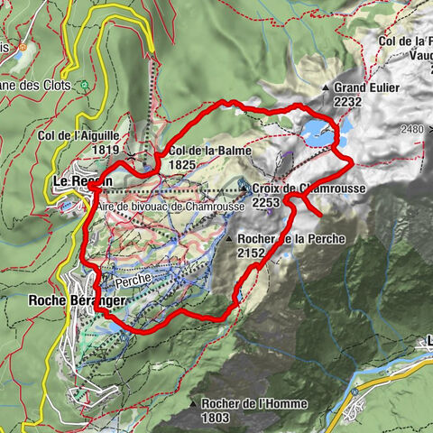 Le Recoin - Cabane des lacs Roberts - Col de la Botte - La Botte