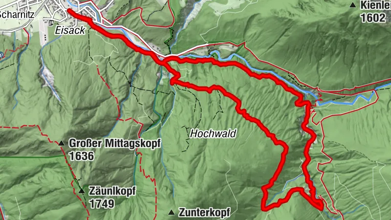 Trailrun-Runde Isarsteig & Gleirschklamm