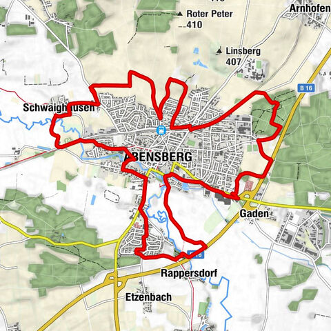 Auf dem Galgenberg - St. Gilg am Moos - Waldkapelle - Abensberg