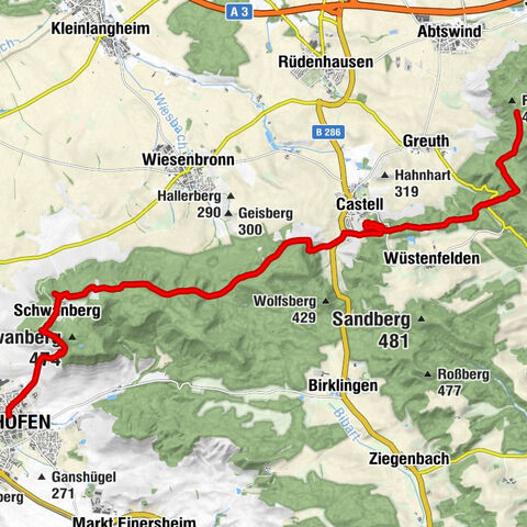 Iphofen - St. Michael - Mahrenberg - Castell