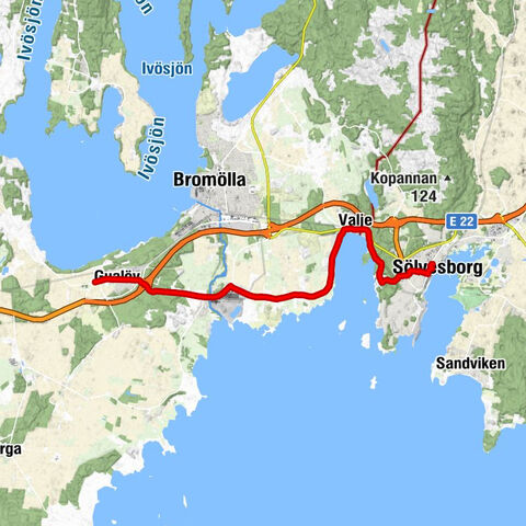 Gualöv - Nymölla - Sölvesborg - Sankt Nicolai kyrka