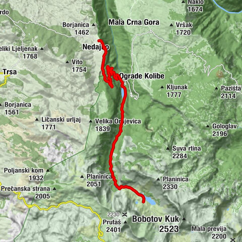 Opština Žabljak - Jatare - Sušica, planinarski dom - Nedajno