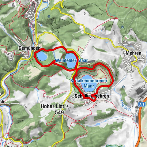 Michels - Sankt Martin - Mäuseberg - Schalkenmehren