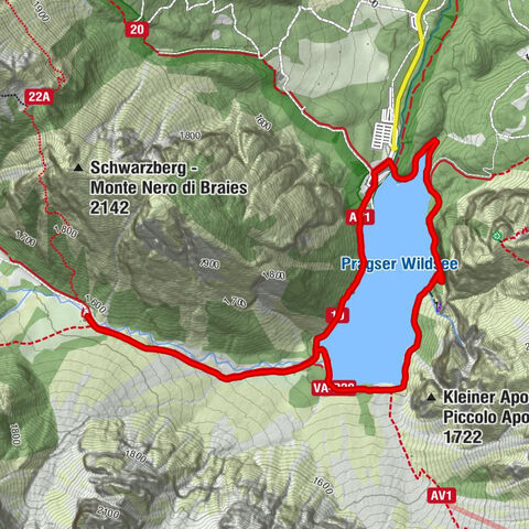 Emmas Bistro - Marienkapelle - Grünwaldalm - Malga Foresta - Prags - Braies
