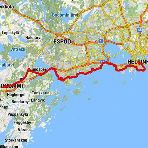 Helsinki - Ullanlinnanmäki - Vesitorninmäki - Keskusta
