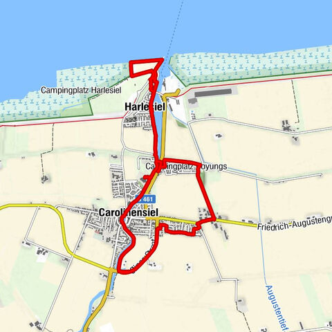 Wittmund - Harlesiel - Wattkieker - Carolinensiel