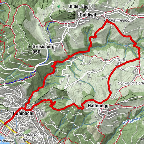 Thun - Chartreuse - Goldiwil - Hünibach