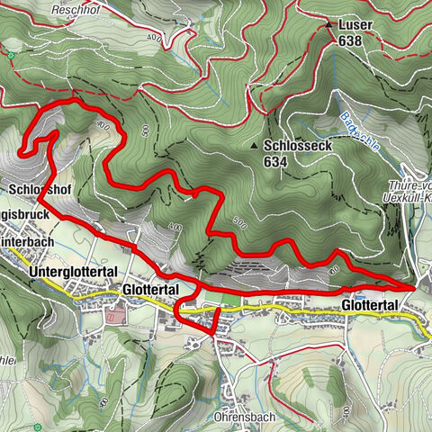 Unterglottertal - Glottertal - Schlosshof
