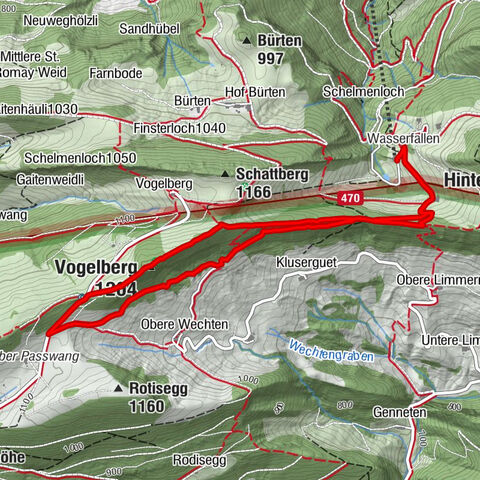 Luftseilbahn Reigoldswil-Wasserfallen - Heidi Stübli - Rochuskapelle - Vogelberg