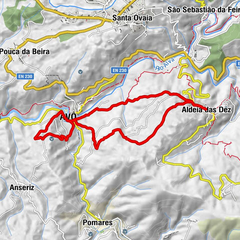 Miradouro de Santo António - Capela de Nossa Senhora das Dores - Capela de Nossa Senhora dos Anjos - Avô