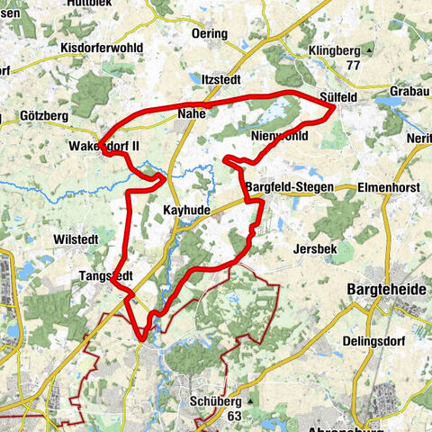 Nienwohld - Bornhorst - Waldesruh / Wilhelm - Norderstedt