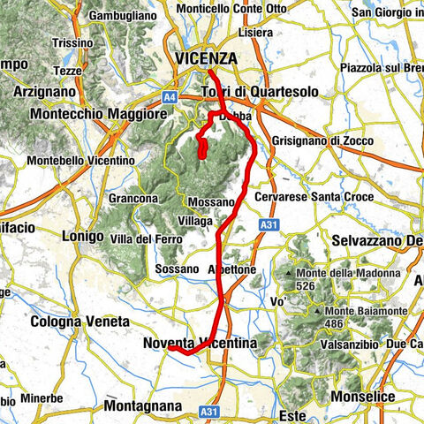 Vicenza - Monticello - Duomo Santissimi Vito, Modesto e Crescenzia - Pojana Maggiore