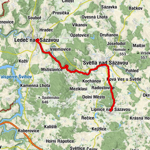 Horní Ledeč - ‎Kostel Nejsvětější Trojice - Kostel svatého Václava - Lipnice nad Sázavou