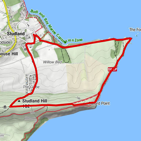 Studland - Studland Hill - Bournemouth - Poole