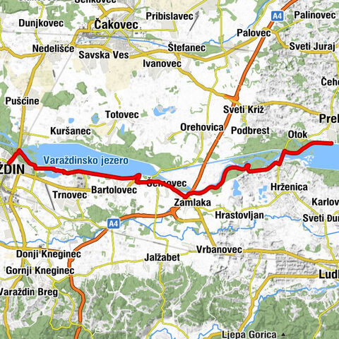 Varaždin - Motičnjak - Žabnik - Varaždinska županija