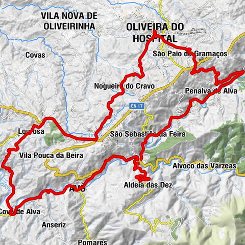 Ponte das Três Entradas - Santuario Nossa Senhora dos Milagres - Igreja Matriz de São Paio de Gramaços - Aldeia das Dez