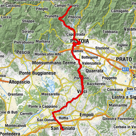 Pontepetri - Chiesa di San Pietro - Chiesa di Santa Croce - Cattedrale di Santa Maria Assunta e di San Genesio