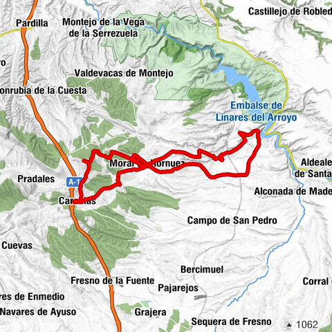 Maderuelo - Valdevarnés - Moral de Hornuez - Carabias