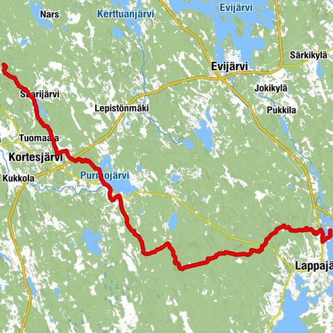 Kauhava - Purmojärvi - Kuoppamaa
