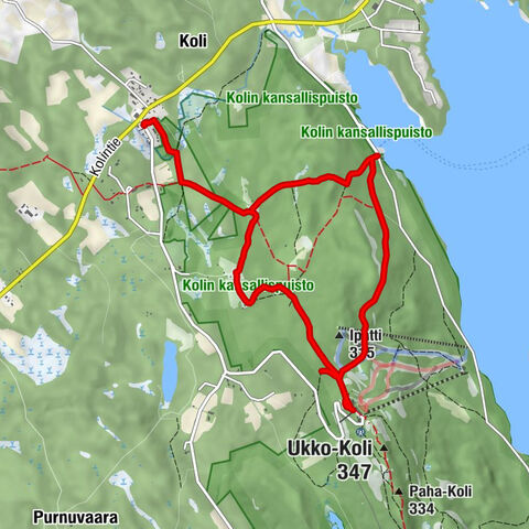 Kolin Ryynänen - Kolin kirkko - Ylä-Koli