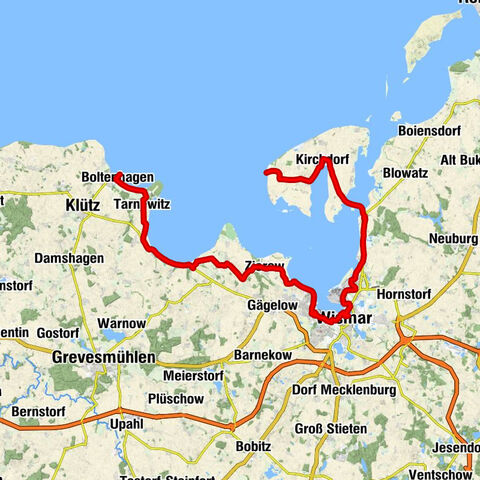 Boltenhagen - Buttjes - Sankt Nikolai - Timmendorf Strand