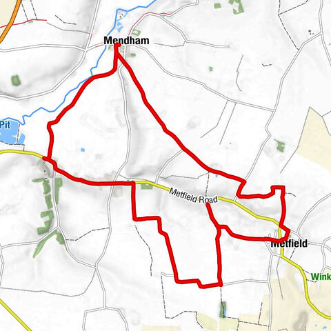 The Sir Alfred Munnings - Saint Mary Magdalene, Withersdale - Saint John the Baptist, Metfield - Mendham