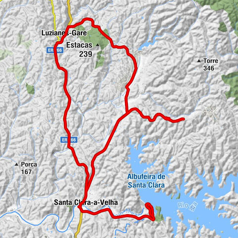 Luzianes-Gare - Corte Brique - Igreja de Santa Rita - Santa Clara-a-Velha