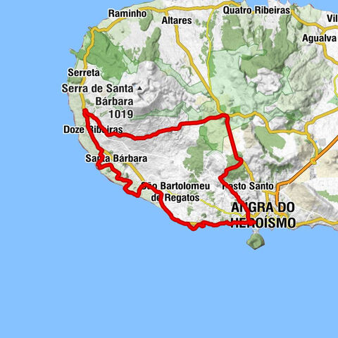 Angra do Heroísmo - Igreja Velha - Igreja das Doze Ribeiras - Santa Luzia