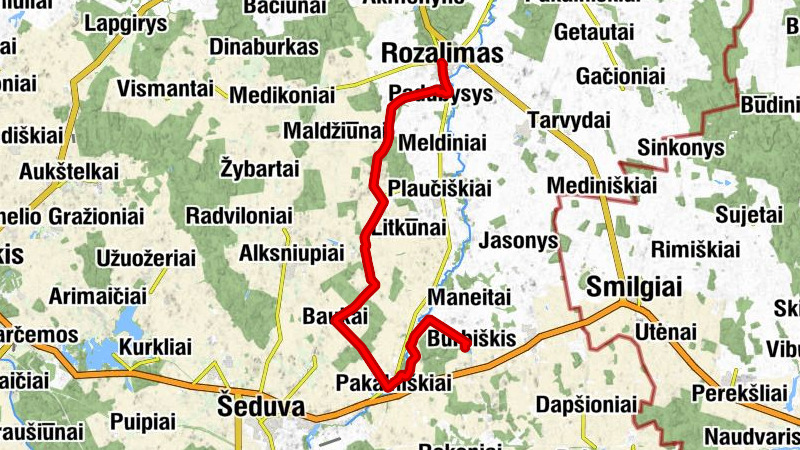 Rozalimas - Rozalimo Švč. Mergelės Marijos Vardo bažnyčia - Rozalimo bažnyčios šventoriaus koplyčia - Burbiškis