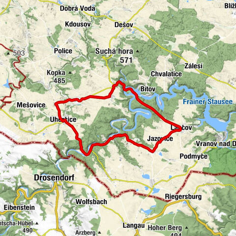 Uherčice - sv. Vavřince - Stětí sv. Jana Křtitele - kaple sv. Jana a Pavla