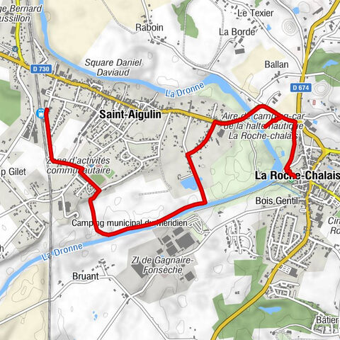 Saint-Aigulin-la-Roche-Chalais - La Roche-Chalais