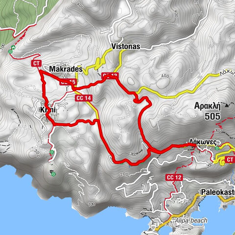 Λάκωνες - Βίστωνας - Μακράδες - Κρήνη