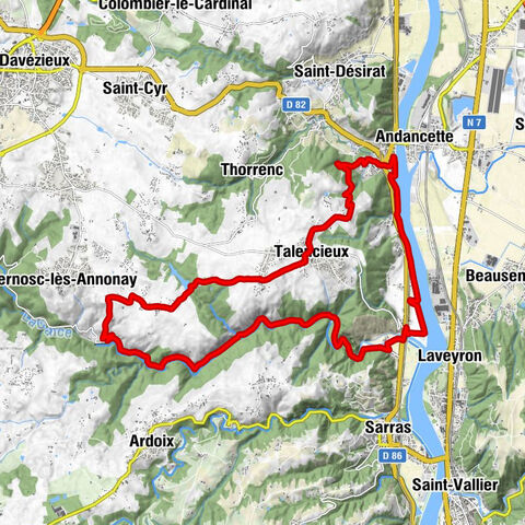 Andance - Cueil - Les Pales - Cansard