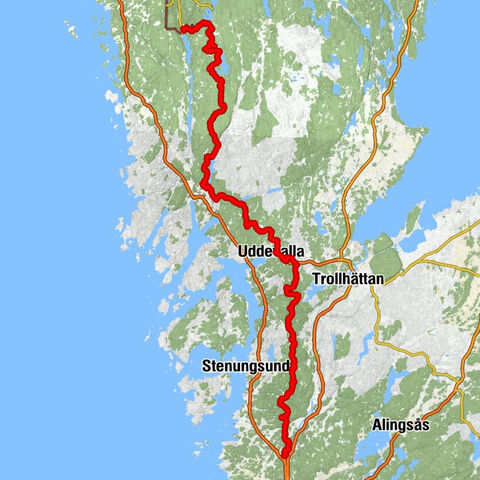 Gamla Staden - Mossberget - Vaktarekullen - Älgafallet
