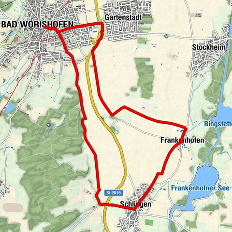 Bad Wörishofen - Mariengrotte - Schlingen - Frankenhofen