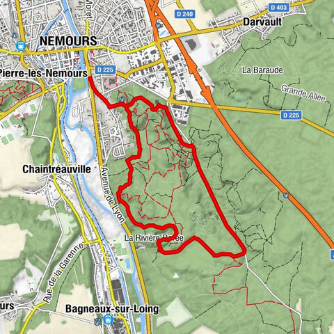 Nemours - Mont d'Olivet