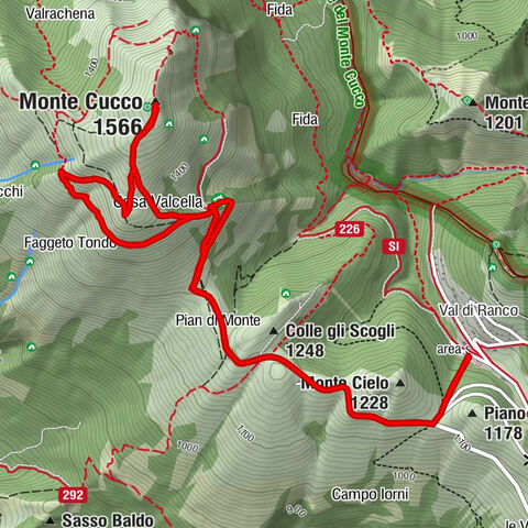 Val di Ranco - Piano di Porci - Casa Valcella - Monte Cucco
