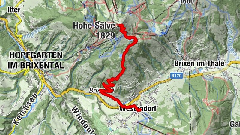 Gipfeltour auf die Hohe Salve