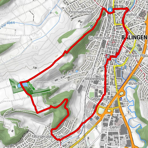 Heuberg-Rundweg in Balingen