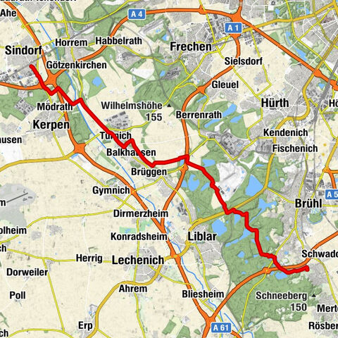 Von Kerpen Sindorf zur Domäne Schloss Walberberg #LL2ROM_E003