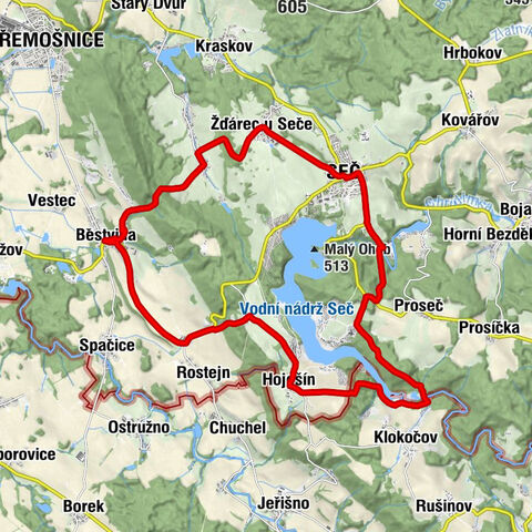 Běstvina - ‎Kaple sv. Jana Nepomuckého - Kostel sv. Štěpána - Kostel sv. Vavřince