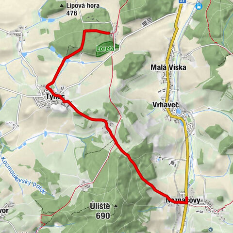 Kaple Nejsvětějšího Srdce Ježíšova - Radinovy - Neznašovy - Horní Lhota