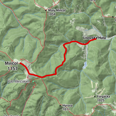 Livovská Huta - svätého Jakuba - Minčol