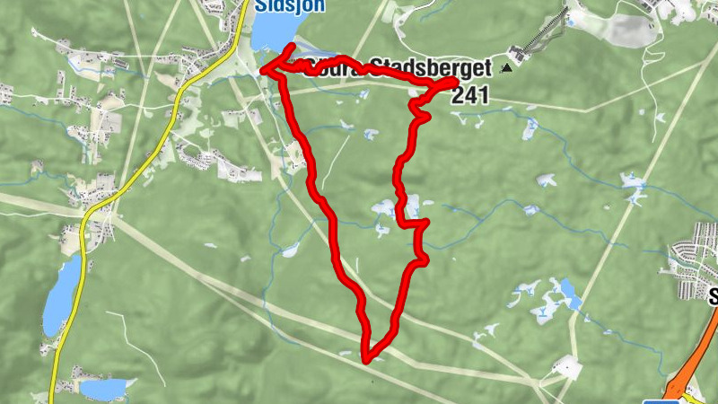 Sundsvall - Sidsjöbodarna - Asphyddan Raststuga - Jaktkojan