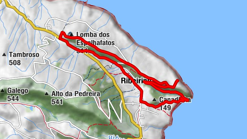 Ribeirinha - Lomba dos Espalhafatos - Miradouro da Ribeirinha