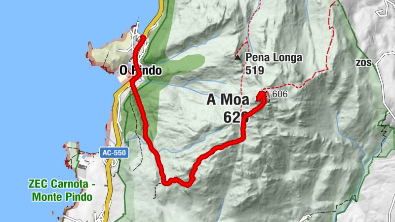 O Sinal - Igrexa de San Clemente do Pindo - Alto das Cortes - A Moa