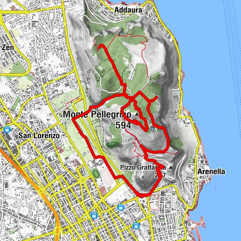 Palermo - Palermo view - Pizzo Monaco - Monte Pellegrino