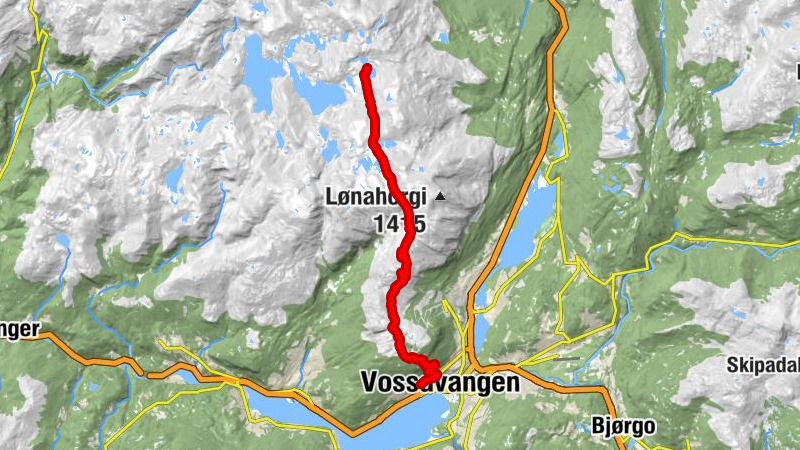 Vossavangen - Tvinnestølen